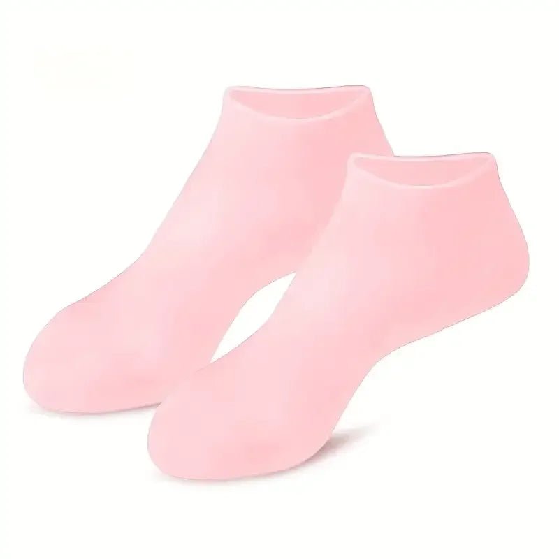 MOVEWEAR Silicone Moisturizing Foot Care Socks (2 Pairs) - MOVEWEAR