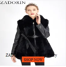 MOVEWEAR Elegant Faux Mink Fur Winter Coat