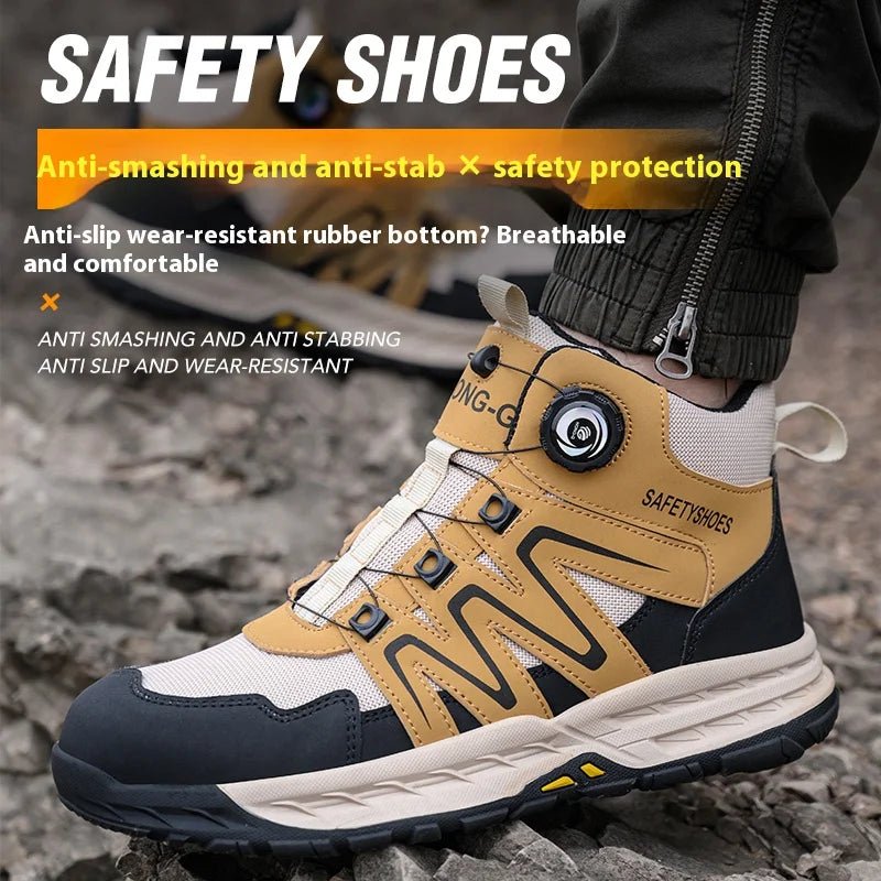 MOVEWEAR Men’s Steel Toe Indestructible Work Boots - MOVEWEAR