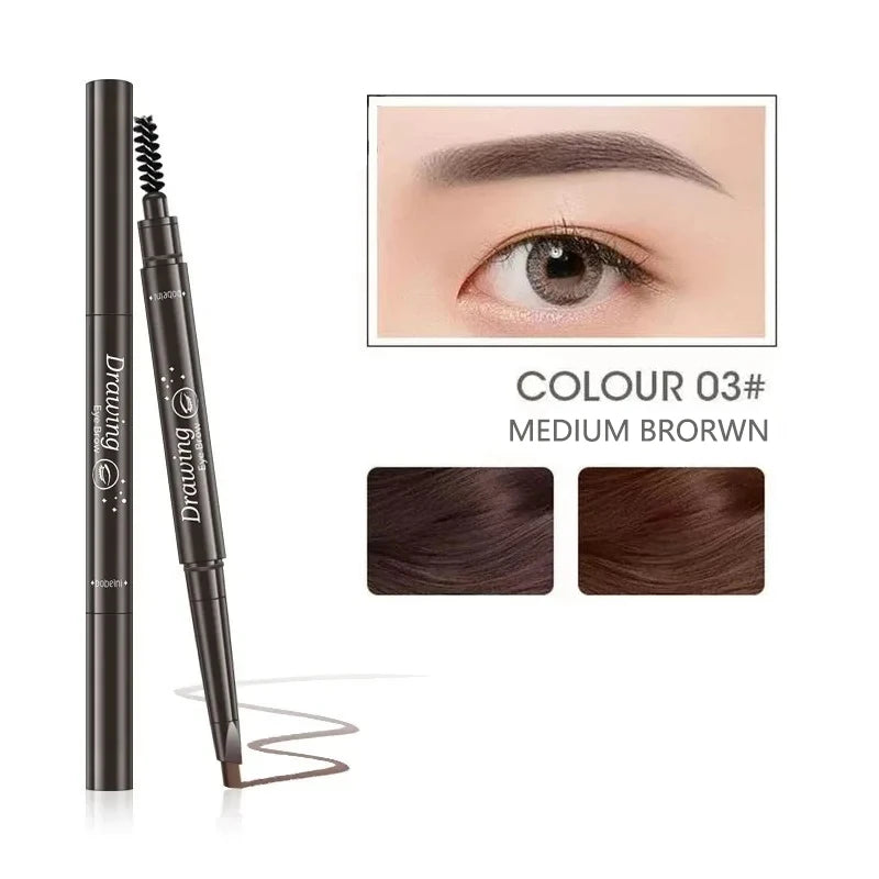 MOVEWEAR 2-in-1 Waterproof Eyebrow Pencil with Brush