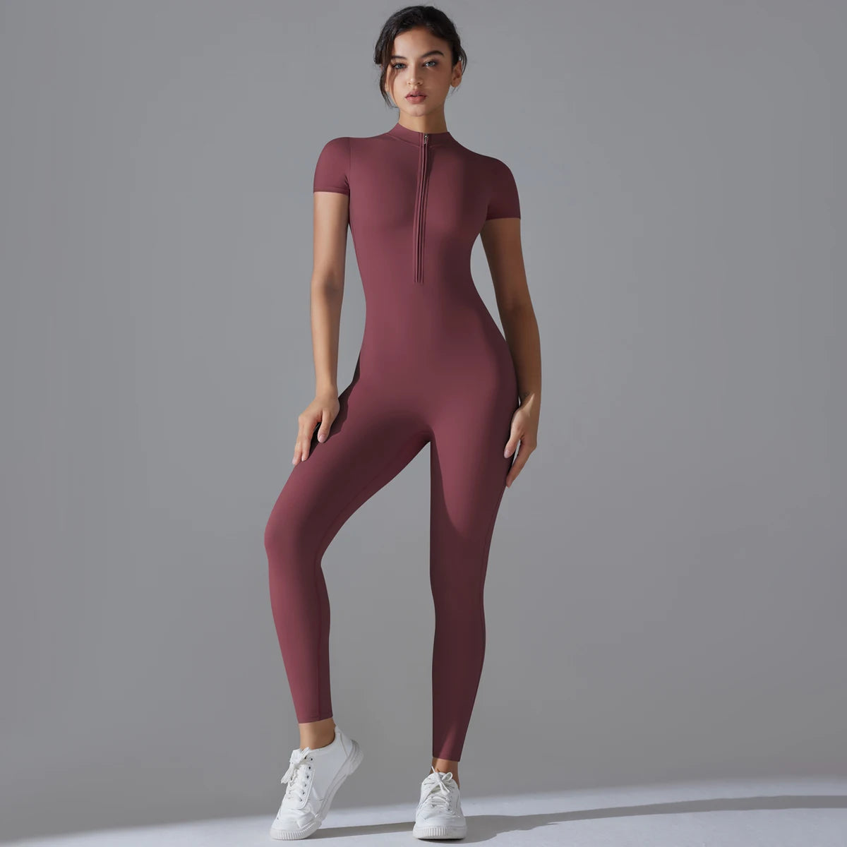 MOVEWEAR Women’s Seamless Quick-Dry Fitness Bodysuit