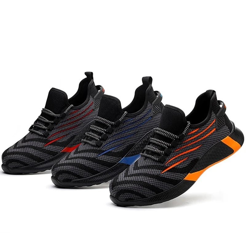 MOVEWEAR Men’s Lightweight Steel Toe Safety Work Shoes - MOVEWEAR