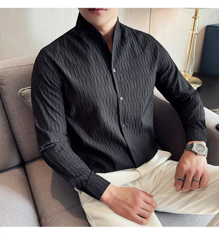 MOVEWEAR Long Sleeve British-Style Shirt