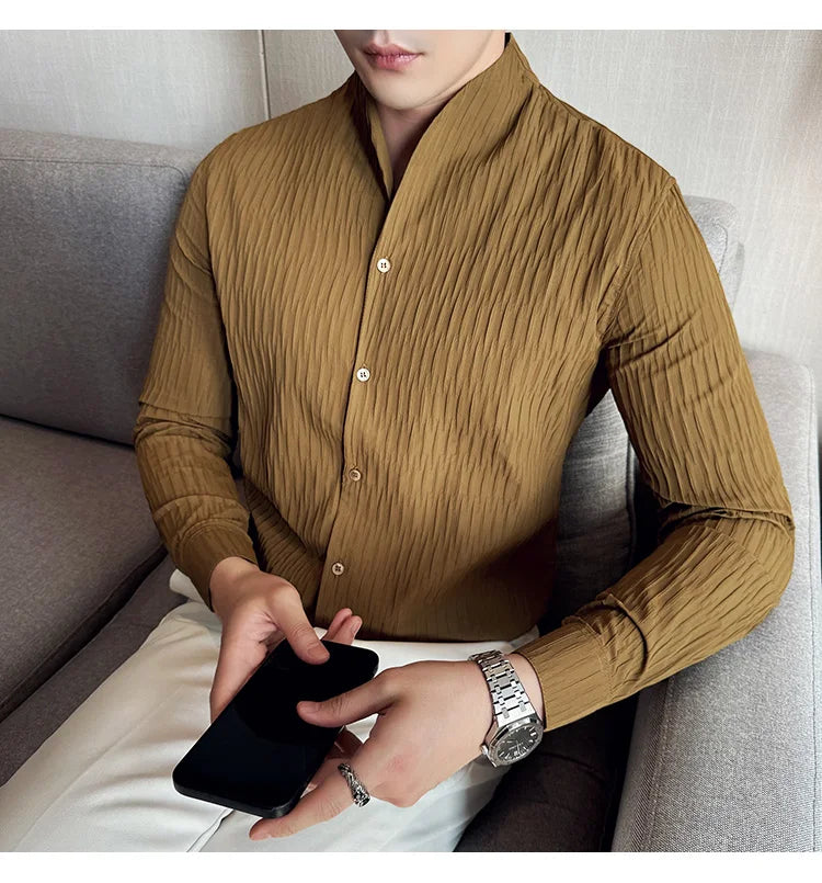 MOVEWEAR Long Sleeve British-Style Shirt