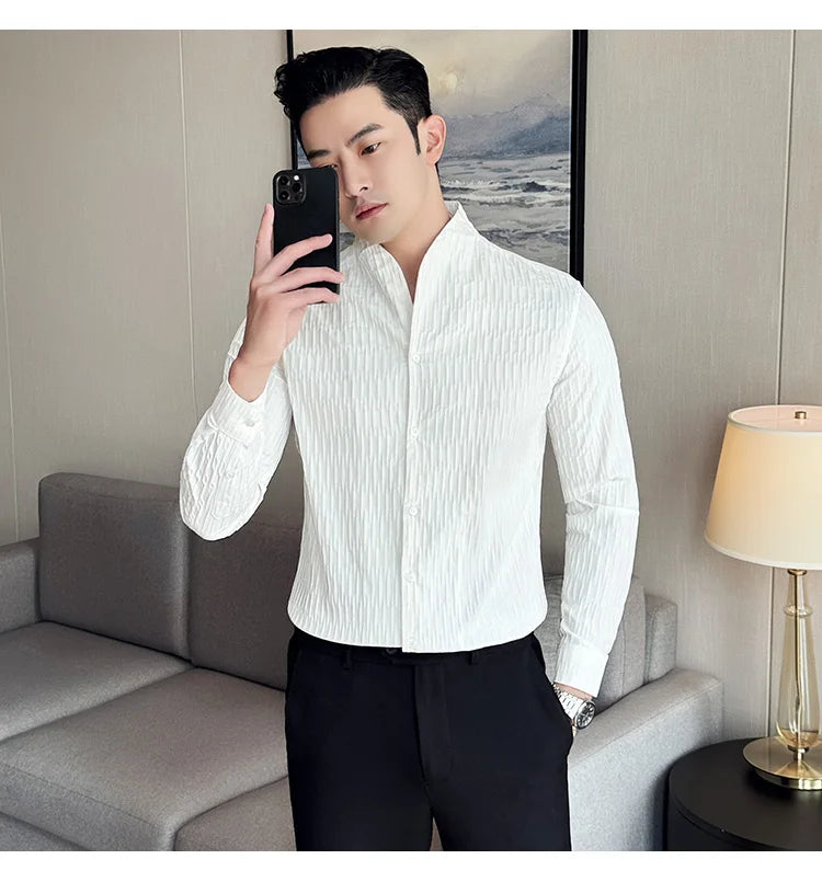 MOVEWEAR Long Sleeve British-Style Shirt