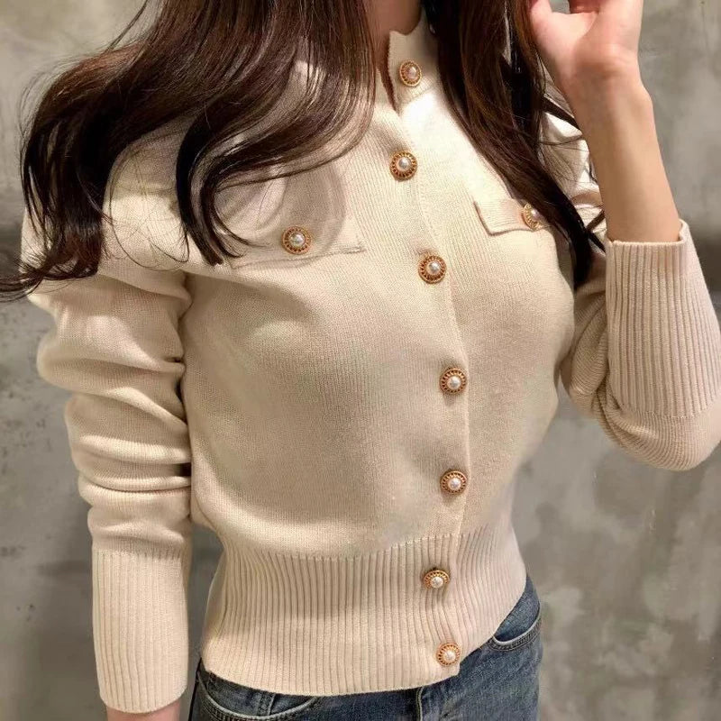 MOVEWEAR Autumn Knit Cardigan Sweater for Women