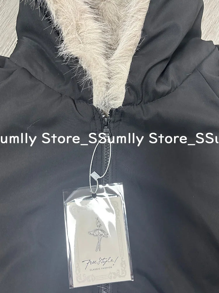 MOVEWEAR Liner Fur Loose Coat For Women