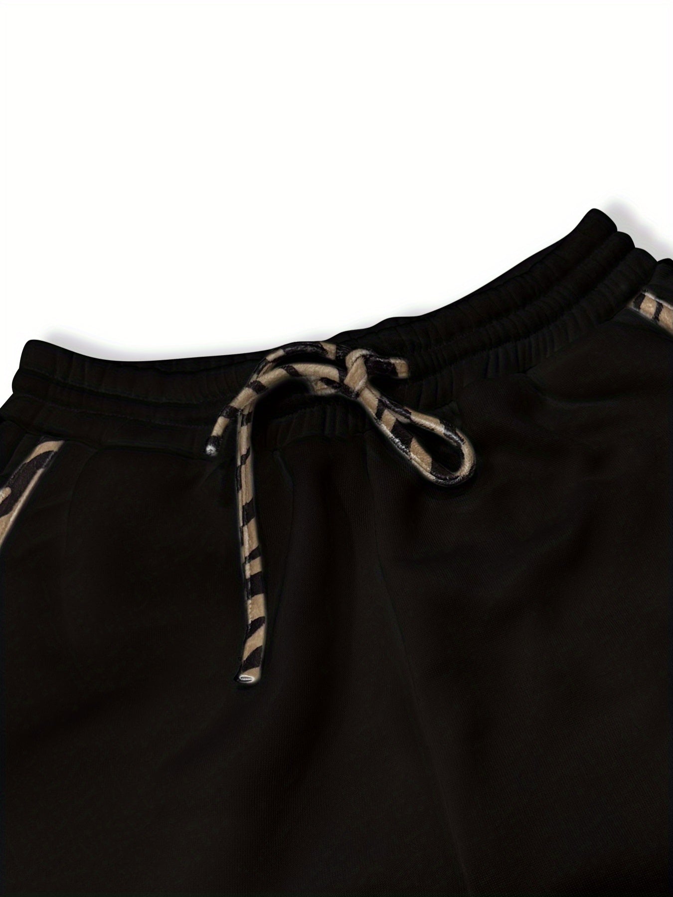 MOVEWEAR Women’s Two-Tone Black & Gold Hoodie Jogger Set