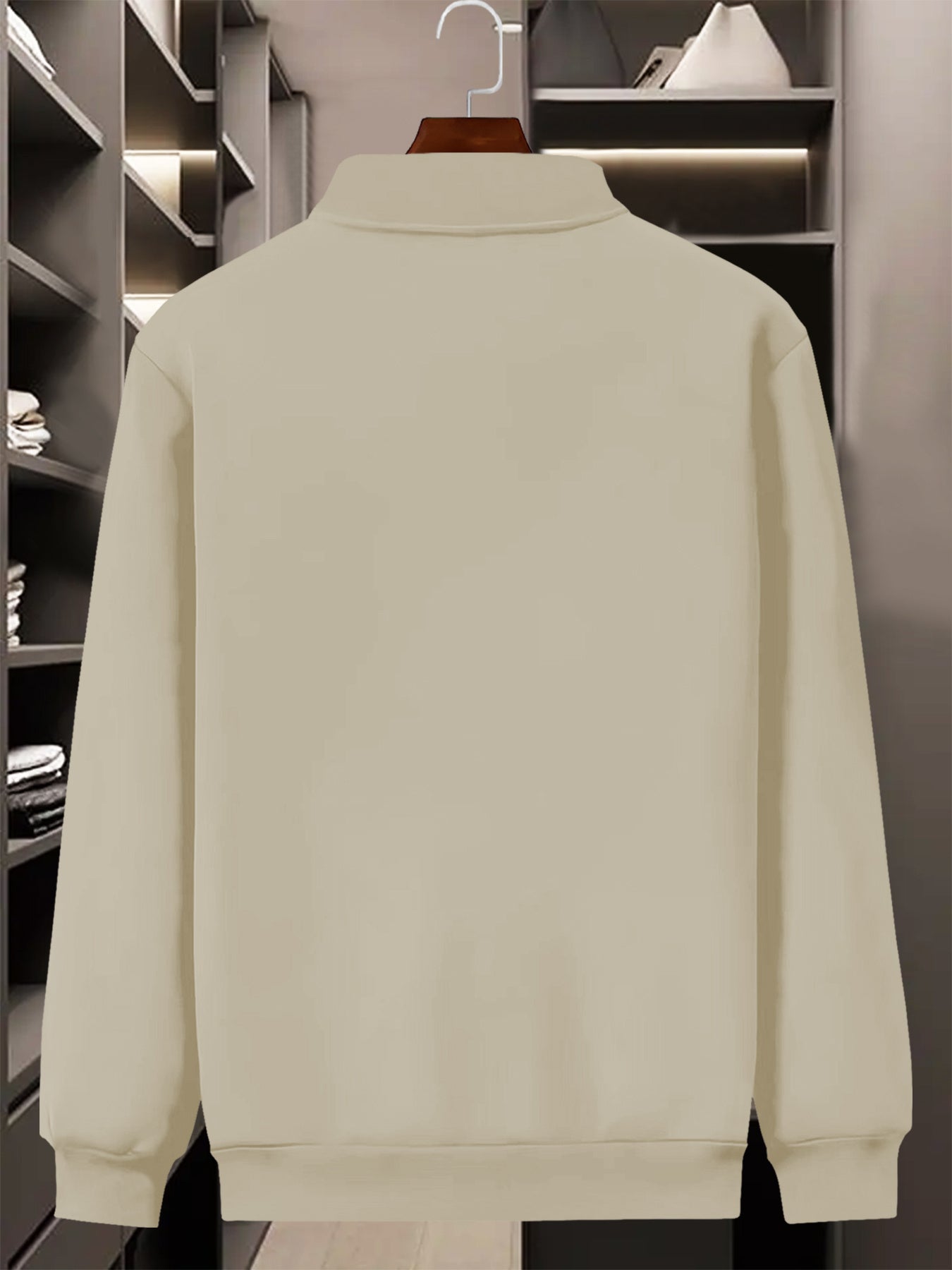 MOVEWEAR Men’s “Klein” Printed Stand-Collar Jacket Two-Piece Set